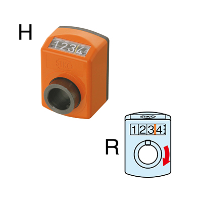 DIGITAL POSITION INDICATORS, Style H / Rotative Direction : Right