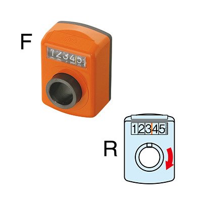 DIGITAL POSITION INDICATORS, Style F / Rotative Direction : Right